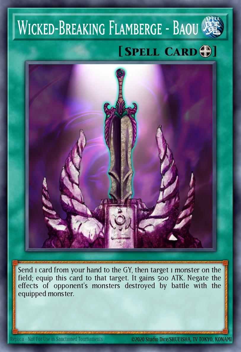 Wicked-Breaking Flamberge - Baou DCR #DCR-EN035 English Yu-Gi-Oh! card