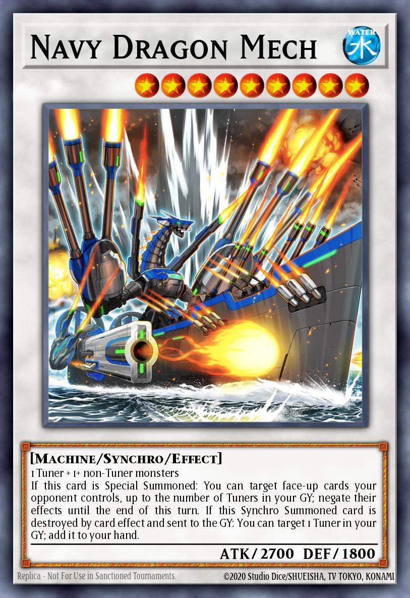 Navy Dragon Mech DIFO #DIFO-EN082 English Yu-Gi-Oh! card