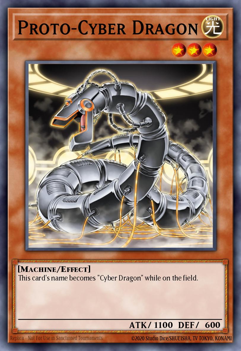 Proto-Cyber Dragon DR04 #DR04-EN130 English Yu-Gi-Oh! card