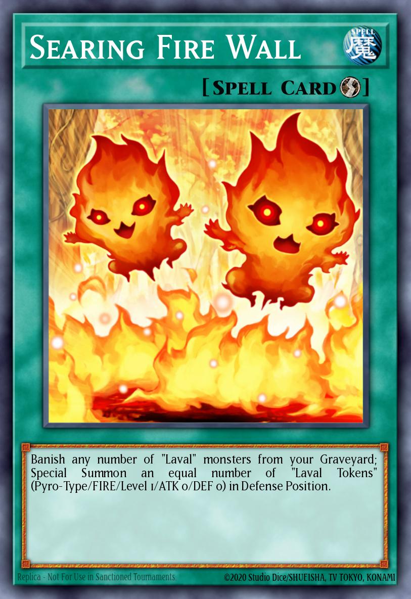 Searing Fire Wall HA05 #HA05-EN027 English Yu-Gi-Oh! card