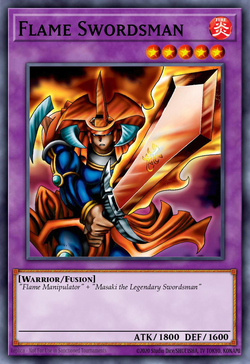 Flame Swordsman LOB #LOB-003 English Yu-Gi-Oh! card