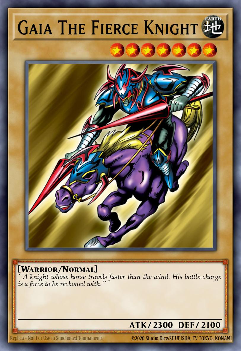 Gaia The Fierce Knight LOB #LOB-006 English Yu-Gi-Oh! card