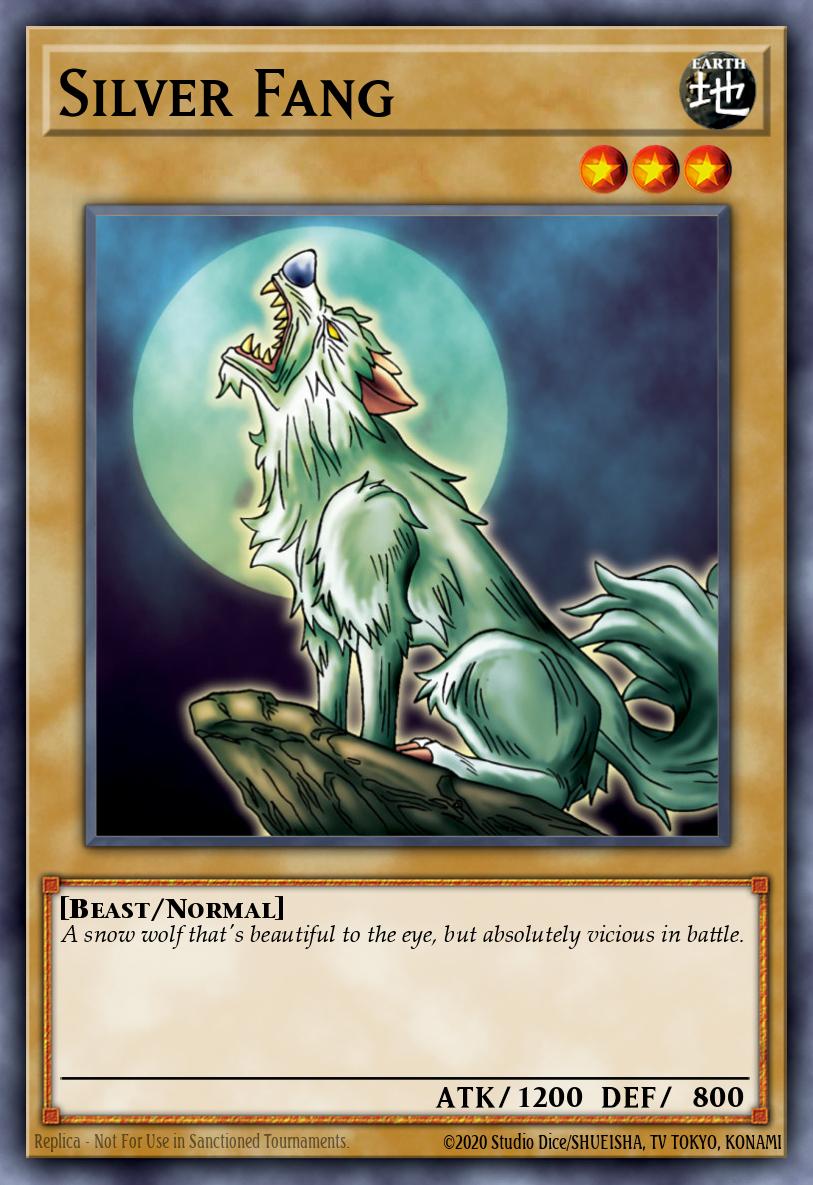 Silver Fang LOB #LOB-010 English Yu-Gi-Oh! card