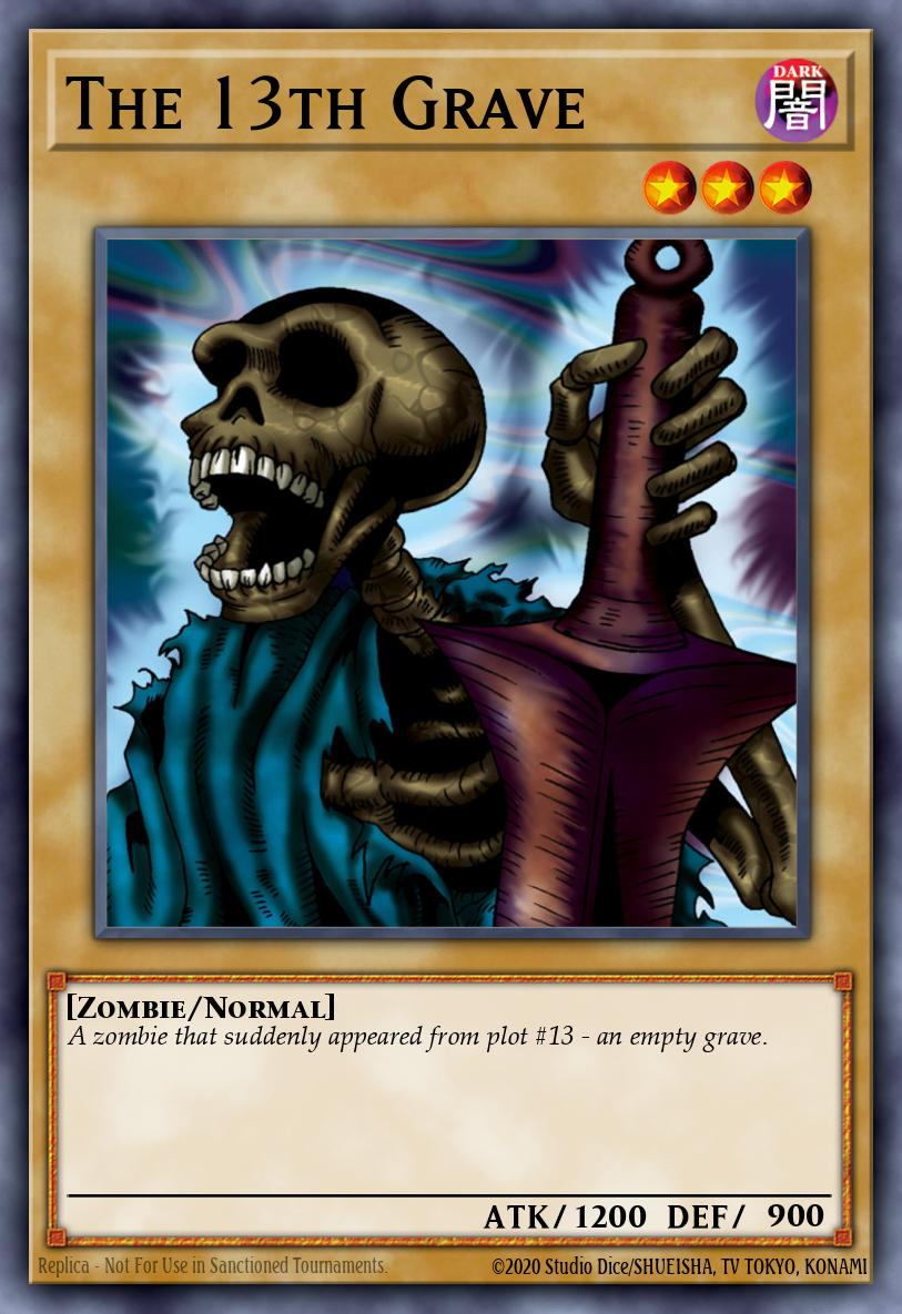 The 13th Grave LOB #LOB-014 English Yu-Gi-Oh! card