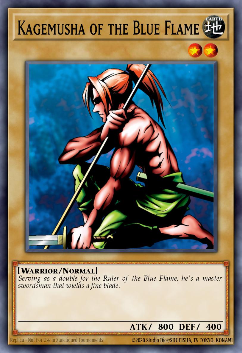Kagemusha of the Blue Flame LOB #LOB-028 English Yu-Gi-Oh! card