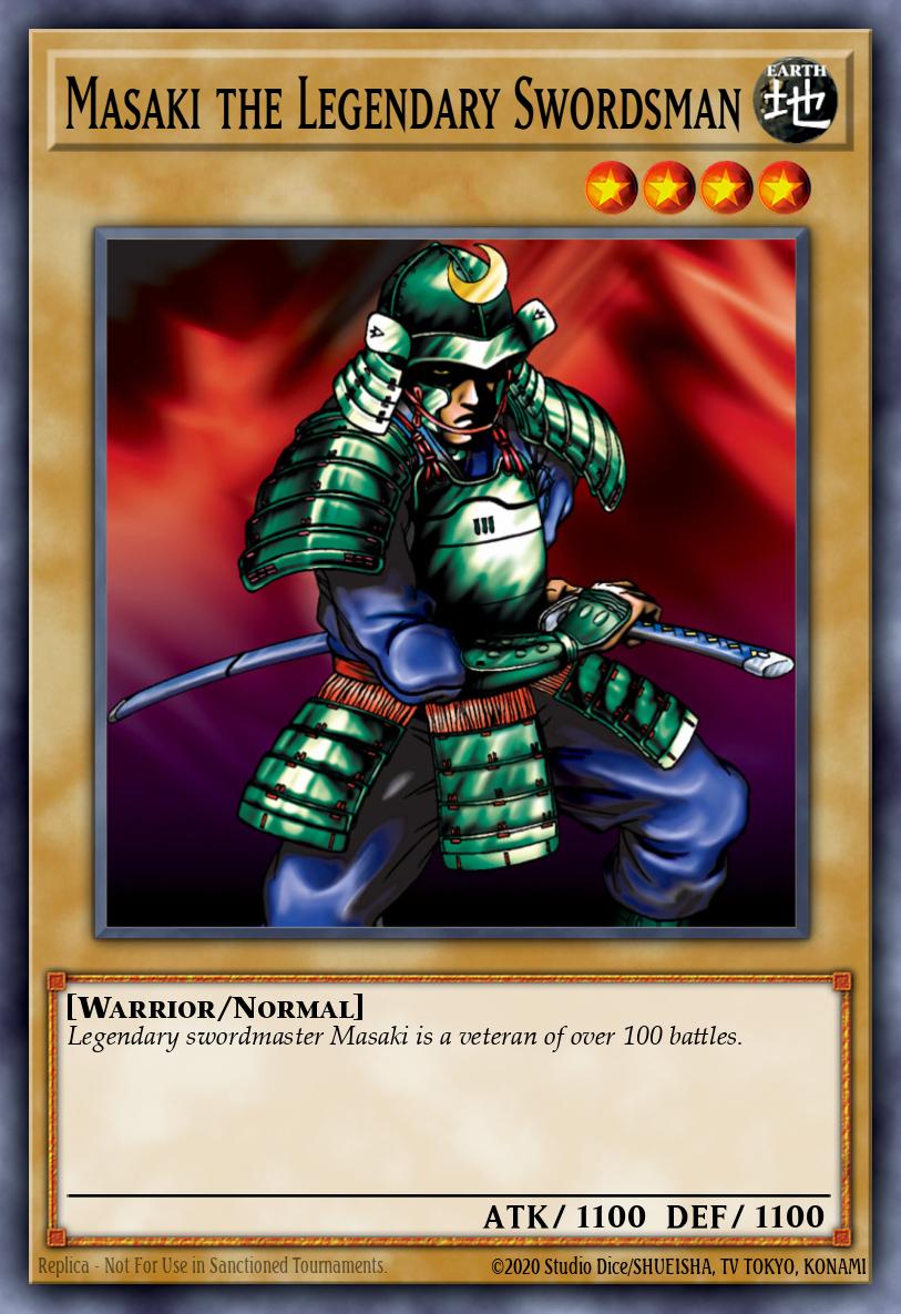 Masaki the Legendary Swordsman LOB #LOB-038 English Yu-Gi-Oh! card