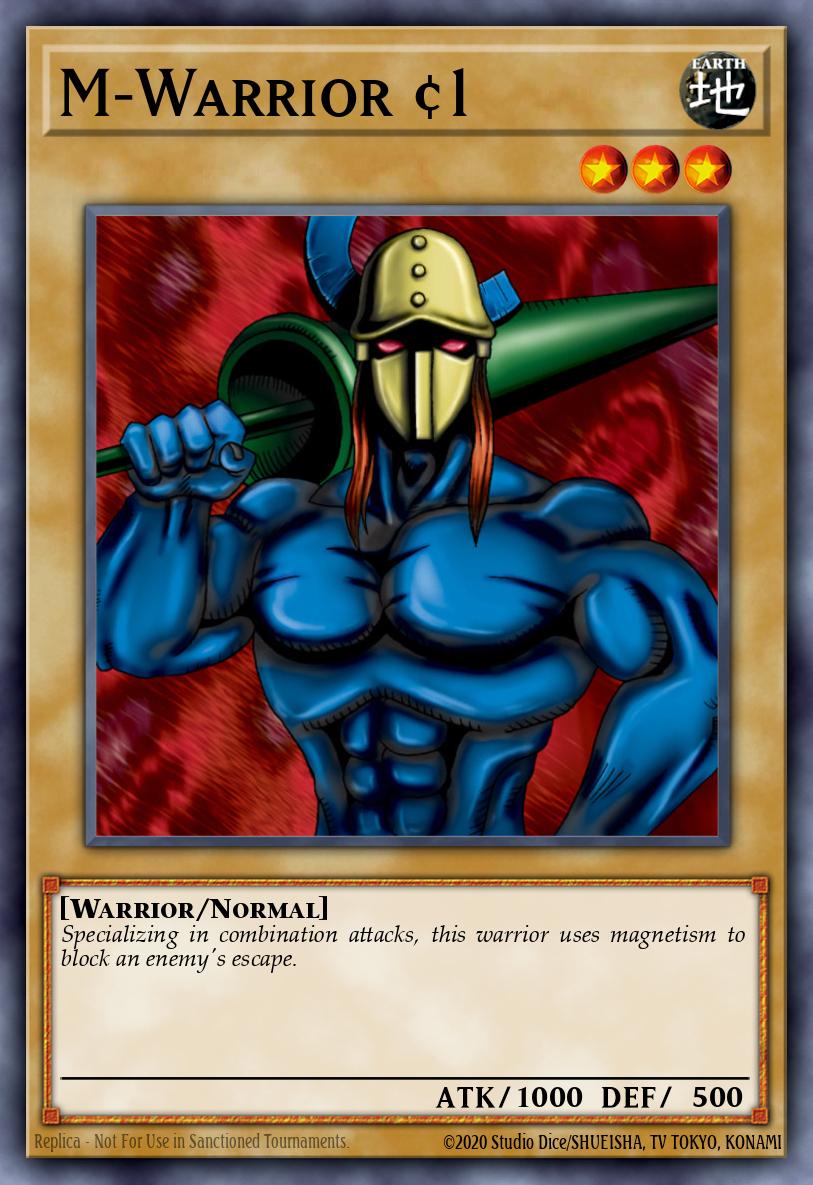 M-Warrior #1 LOB #LOB-076 English Yu-Gi-Oh! card