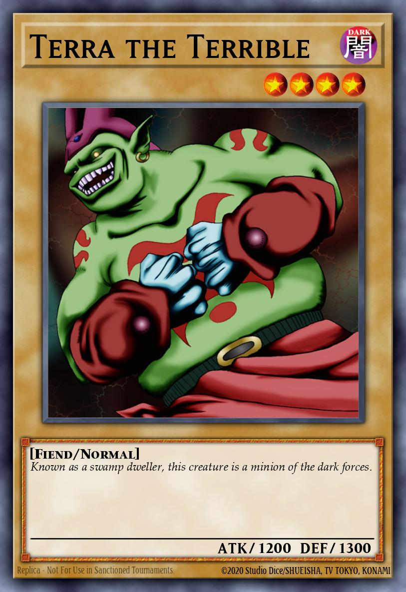 Terra the Terrible LOB #LOB-080 English Yu-Gi-Oh! card