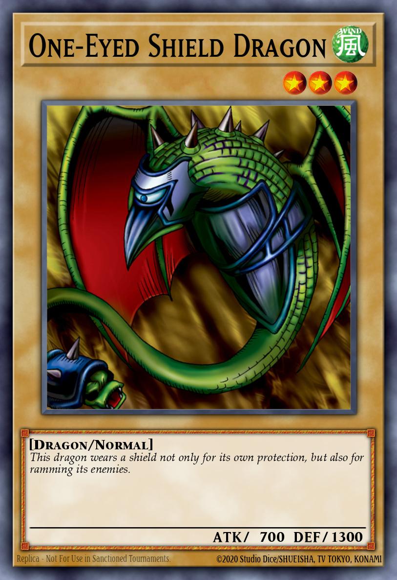 One-Eyed Shield Dragon LOB #LOB-087 English Yu-Gi-Oh! card