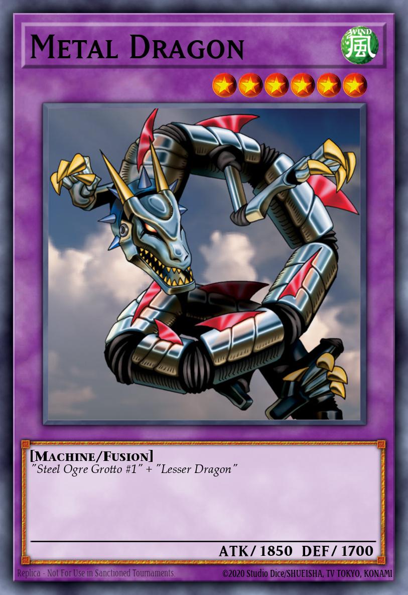 Metal Dragon LOB #LOB-102 English Yu-Gi-Oh! card