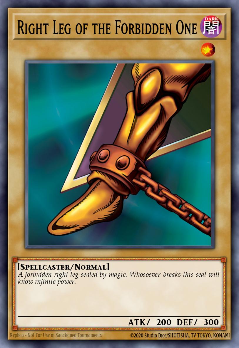 Right Leg of the Forbidden One LOB #LOB-120 English Yu-Gi-Oh! card
