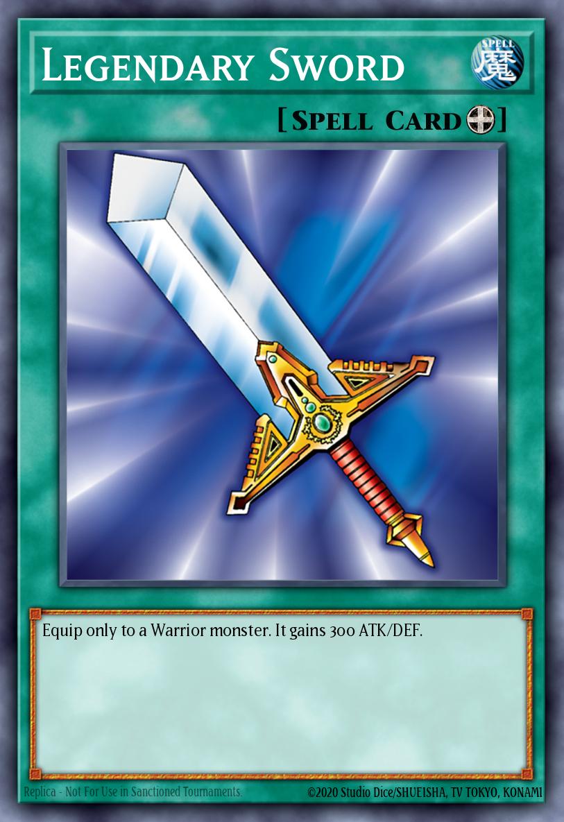 Legendary Sword LOB #LOB-E031 English Yu-Gi-Oh! card