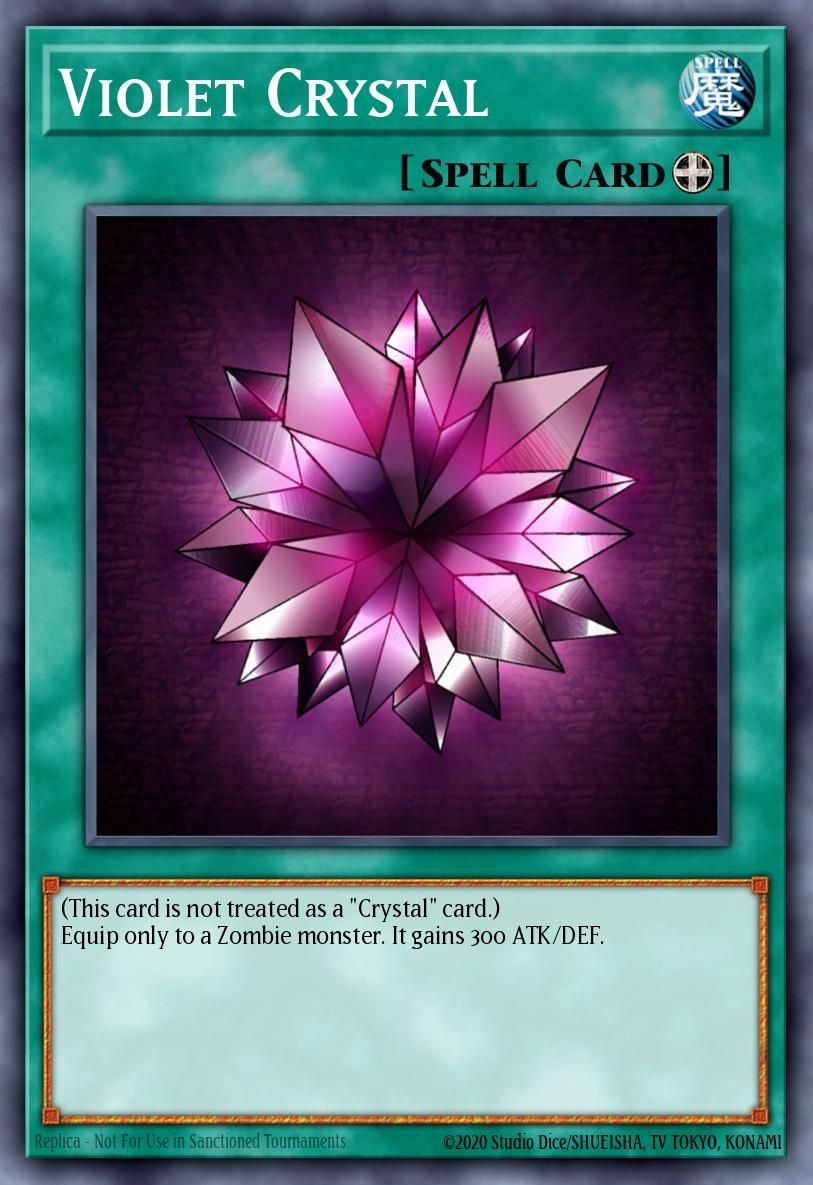 Violet Crystal LOB #LOB-E033 English Yu-Gi-Oh! card