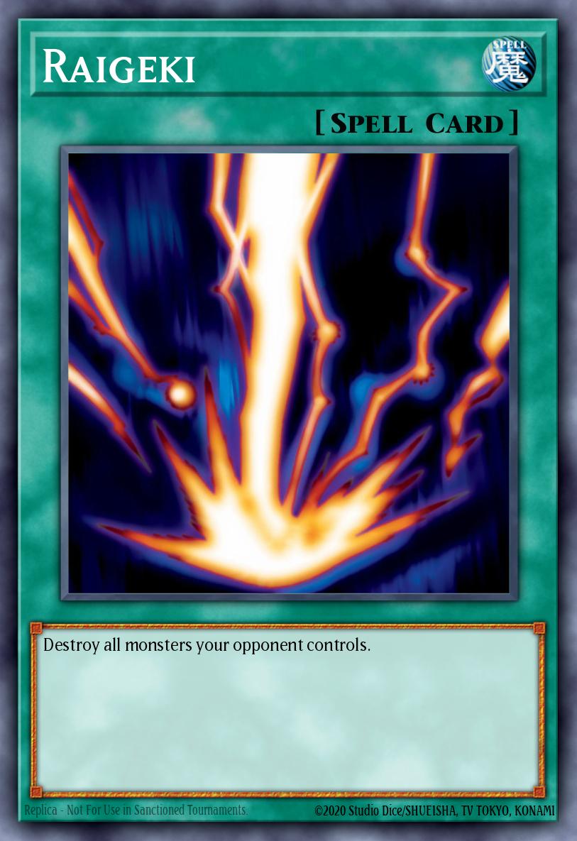 Raigeki LOB #LOB-E042 English Yu-Gi-Oh! card