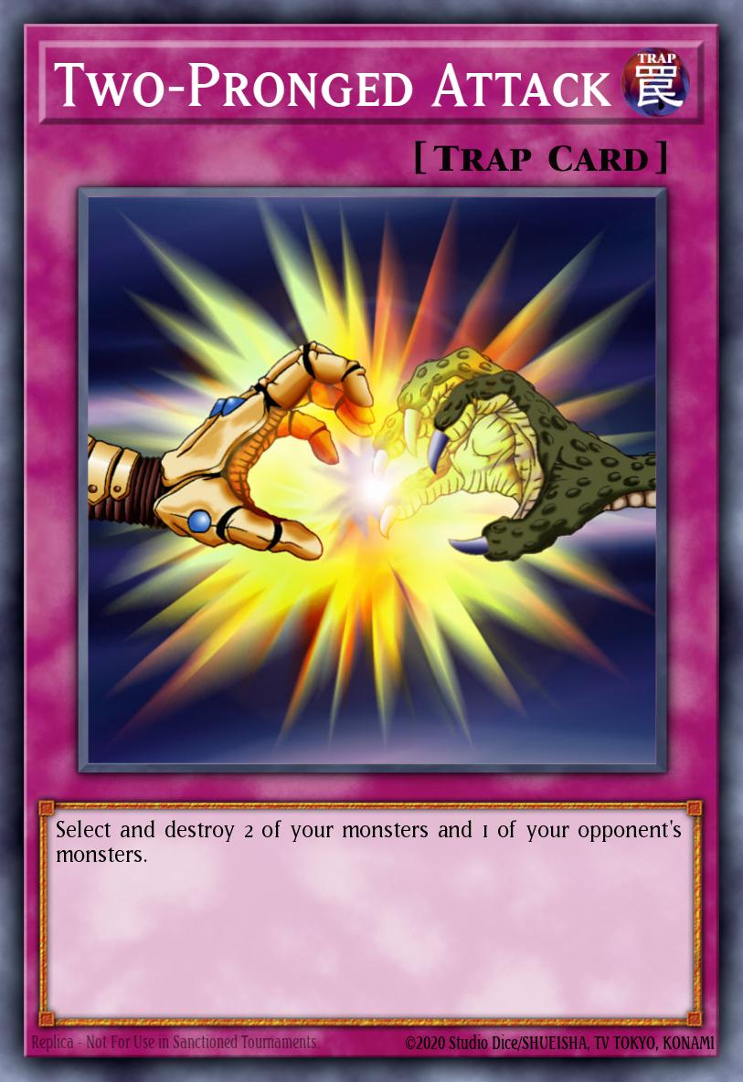 Two-Pronged Attack LOB #LOB-E049 English Yu-Gi-Oh! card
