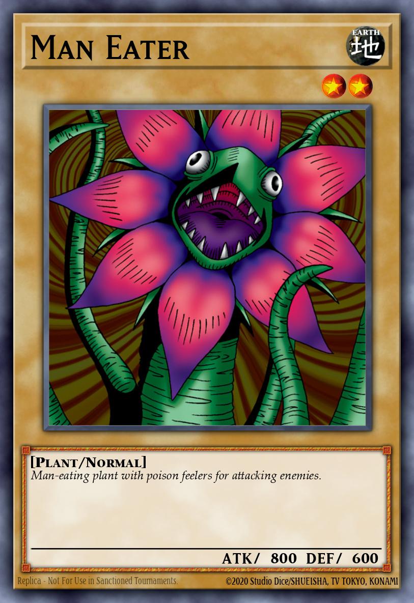 Man Eater LOB #LOB-E060 English Yu-Gi-Oh! card