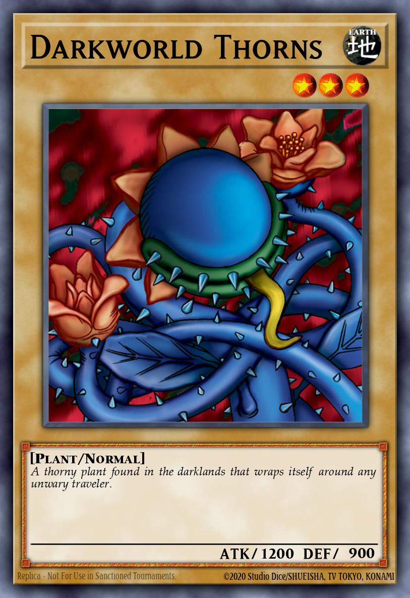 Darkworld Thorns LOB #LOB-E092 English Yu-Gi-Oh! card