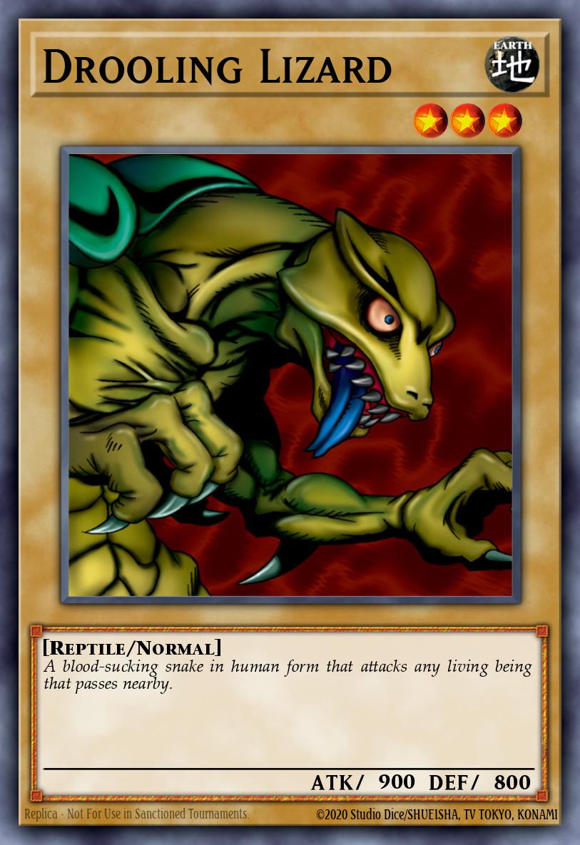 Drooling Lizard LOB #LOB-E093 English Yu-Gi-Oh! card