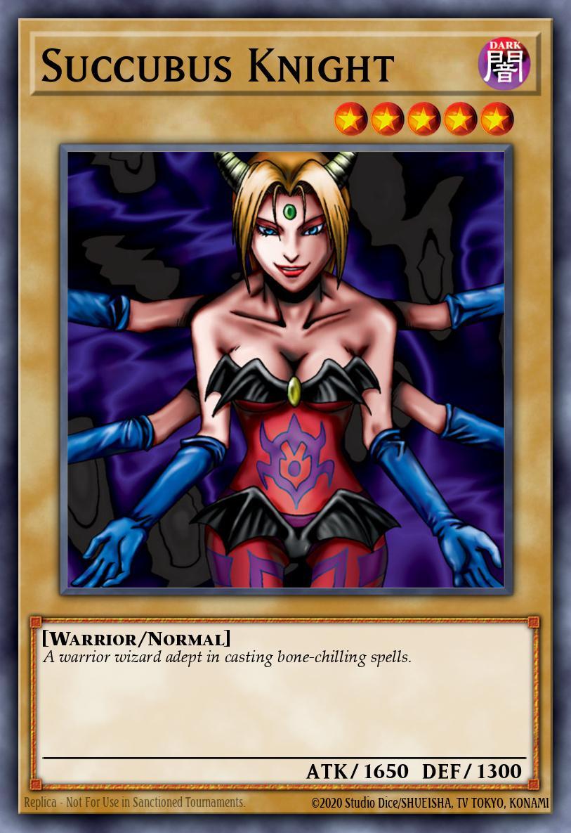 Succubus Knight LOB #LOB-E095 English Yu-Gi-Oh! card