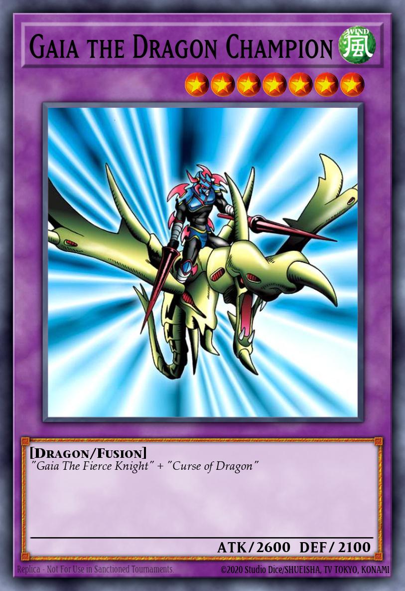 Gaia the Dragon Champion LOB #LOB-E102 English Yu-Gi-Oh! card