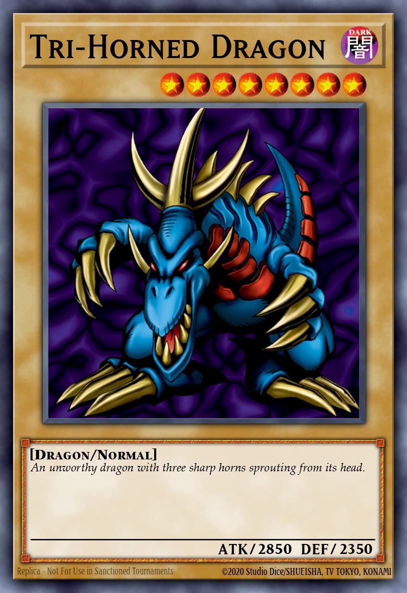 Tri-Horned Dragon LOB #LOB-EN000 English Yu-Gi-Oh! card