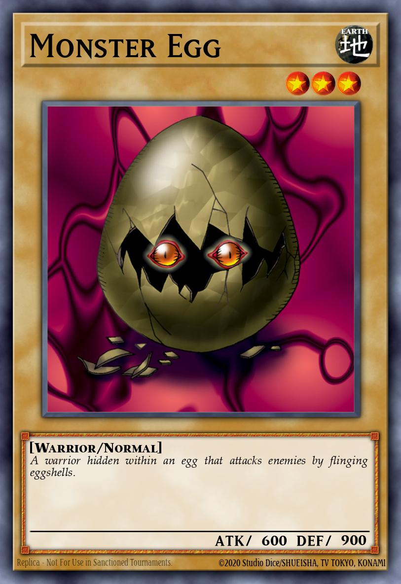 Monster Egg LOB #LOB-EN017 English Yu-Gi-Oh! card
