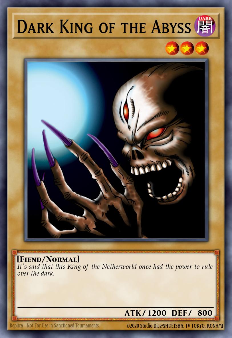 Dark King of the Abyss LOB #LOB-EN020 English Yu-Gi-Oh! card