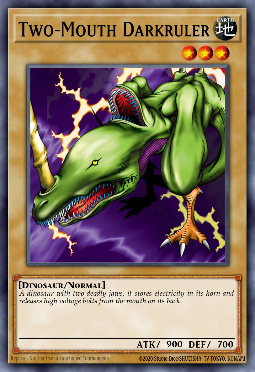 Two-Mouth Darkruler LOB #LOB-EN030 English Yu-Gi-Oh! card