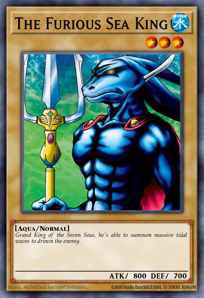 The Furious Sea King LOB #LOB-EN033 English Yu-Gi-Oh! card