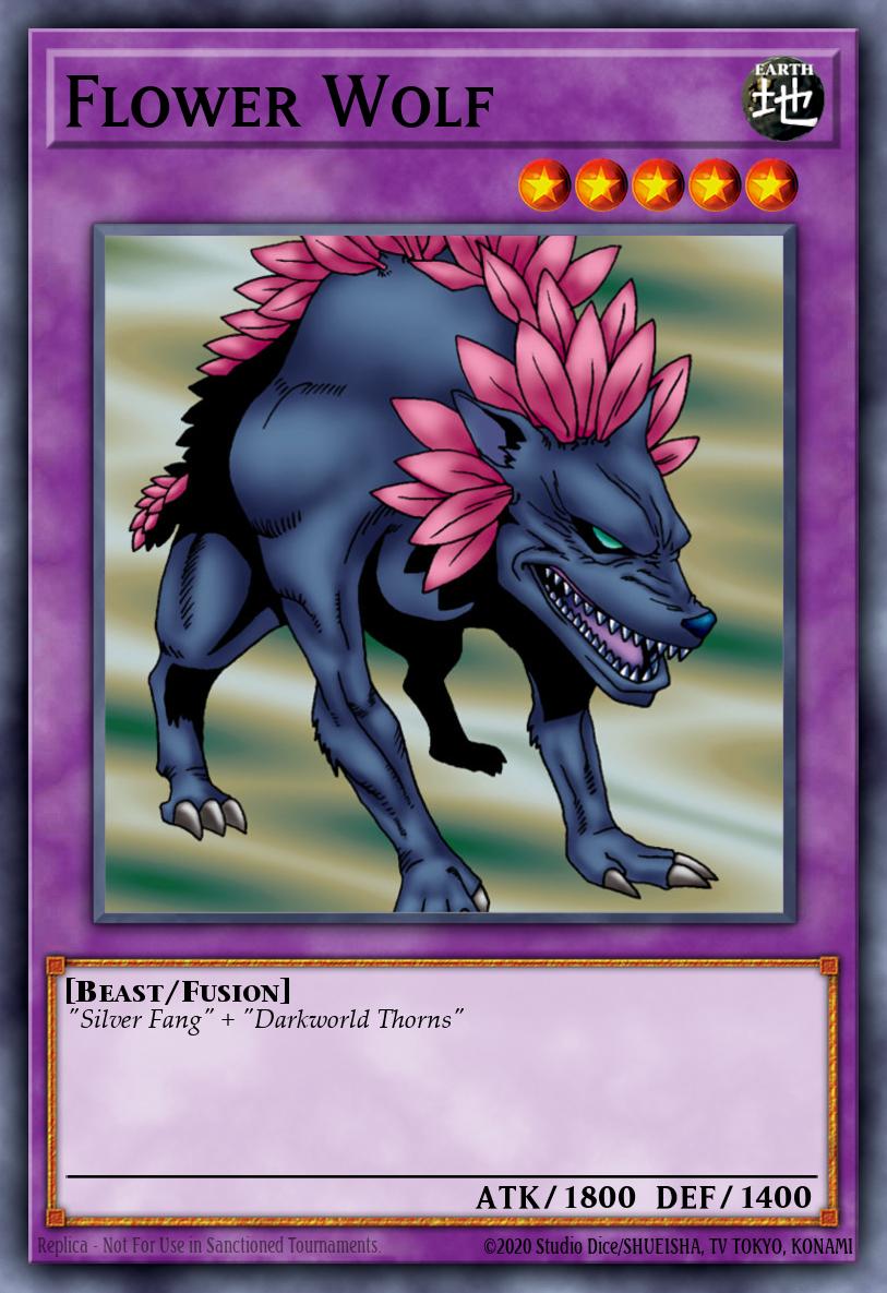 Flower Wolf LOB #LOB-EN107 English Yu-Gi-Oh! card