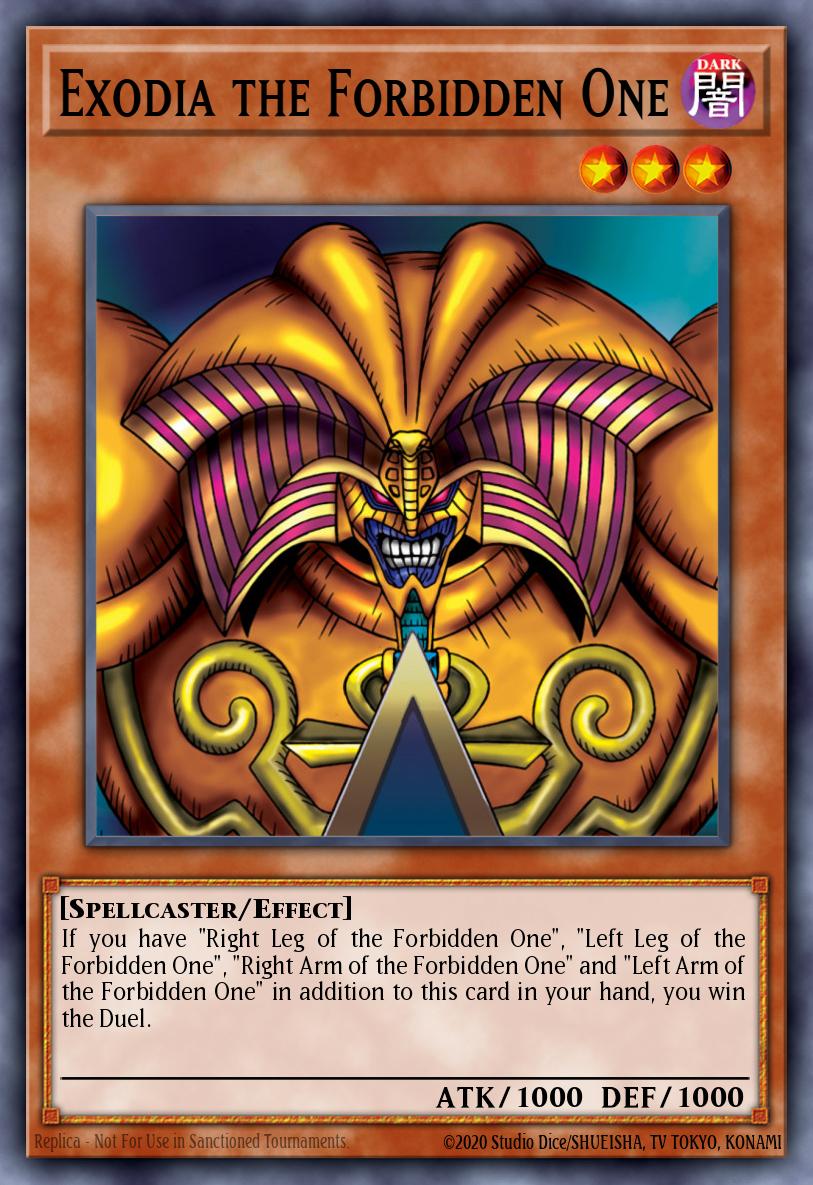 Exodia the Forbidden One LOB #LOB-EN124 English Yu-Gi-Oh! card