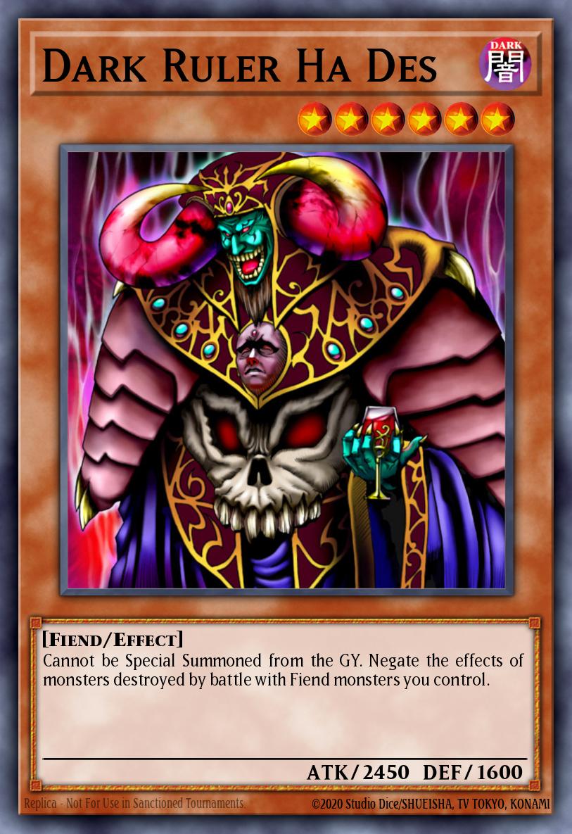 Dark Ruler Ha Des LOD #LOD-001 English Yu-Gi-Oh! card