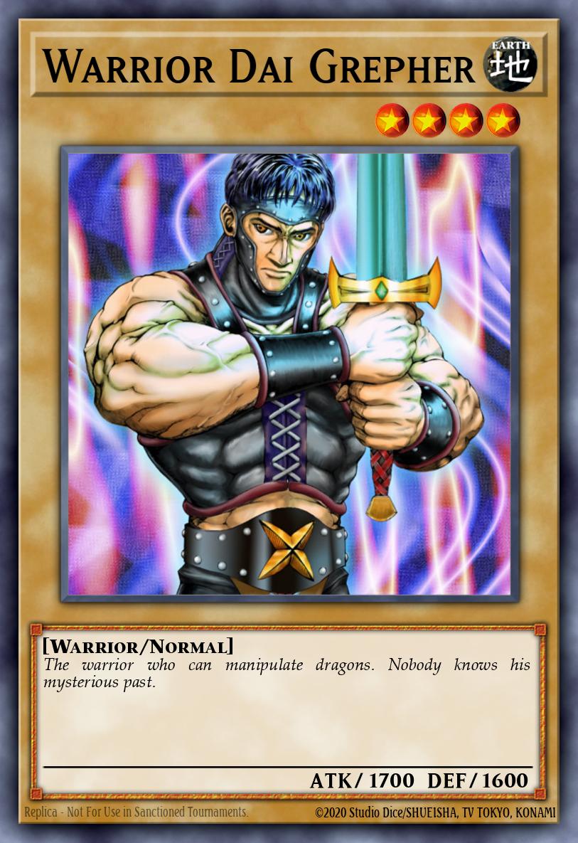 Warrior Dai Grepher LOD #LOD-020 English Yu-Gi-Oh! card