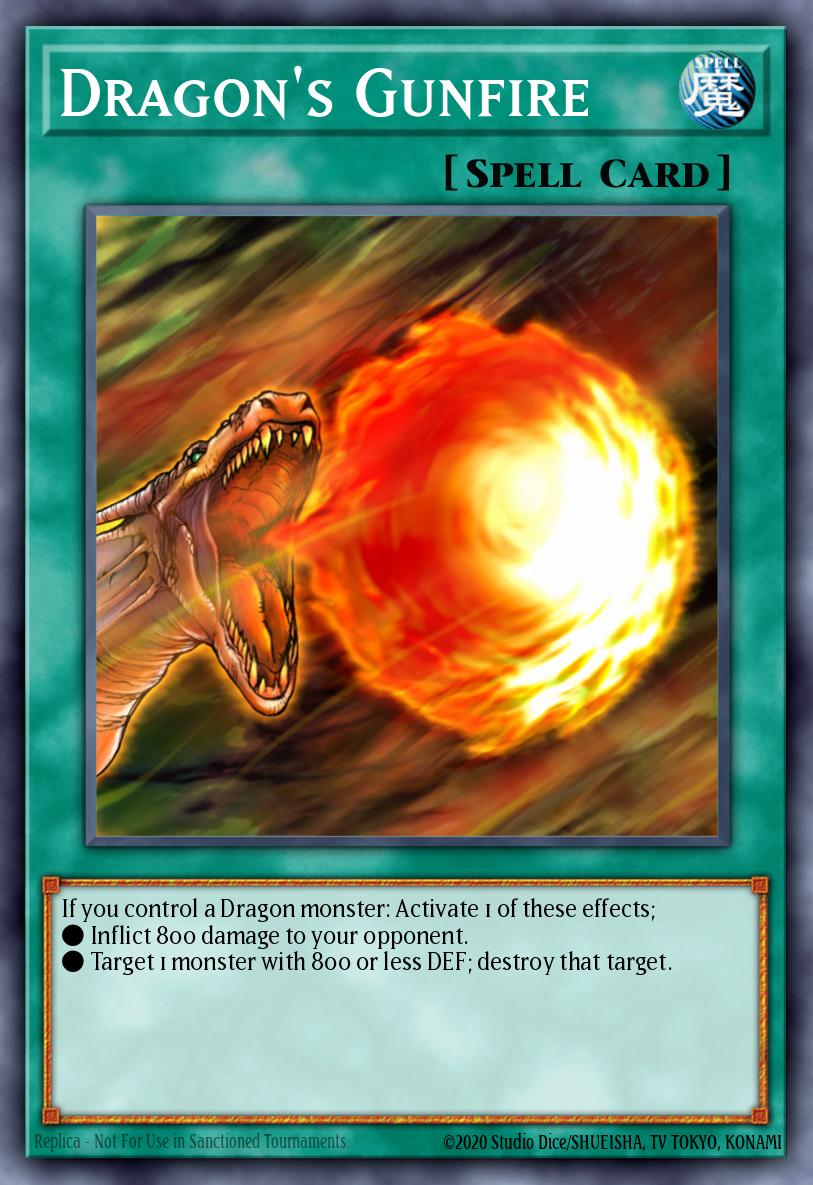Dragon's Gunfire LOD #LOD-045 English Yu-Gi-Oh! card
