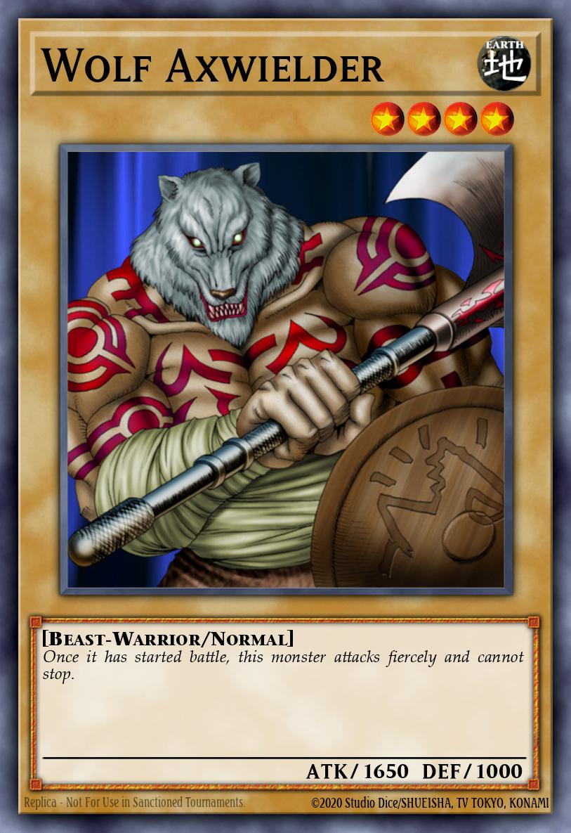 Wolf Axwielder LOD #LOD-052 English Yu-Gi-Oh! card