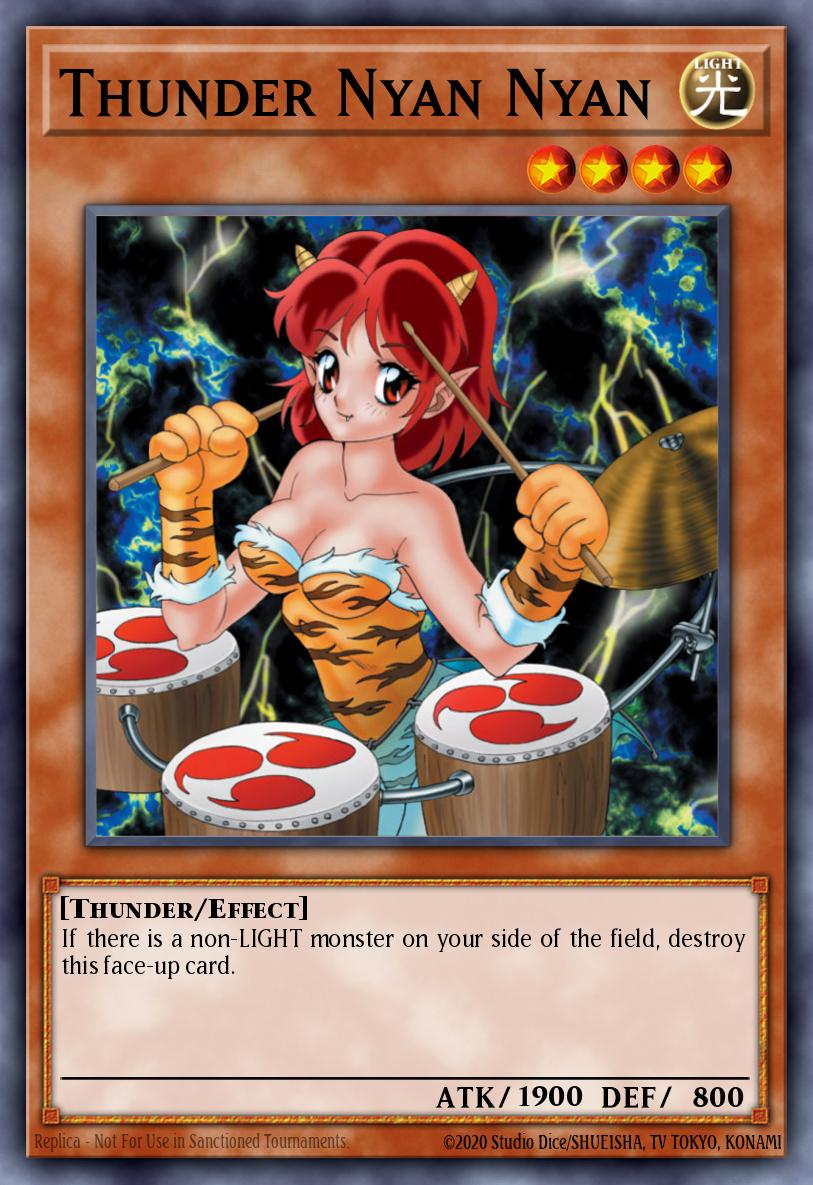 Thunder Nyan Nyan LOD #LOD-059 English Yu-Gi-Oh! card