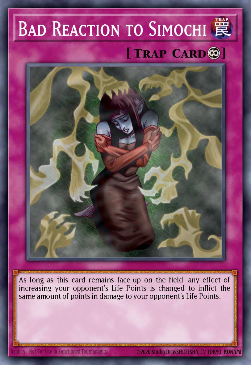 Bad Reaction to Simochi LOD #LOD-093 English Yu-Gi-Oh! card