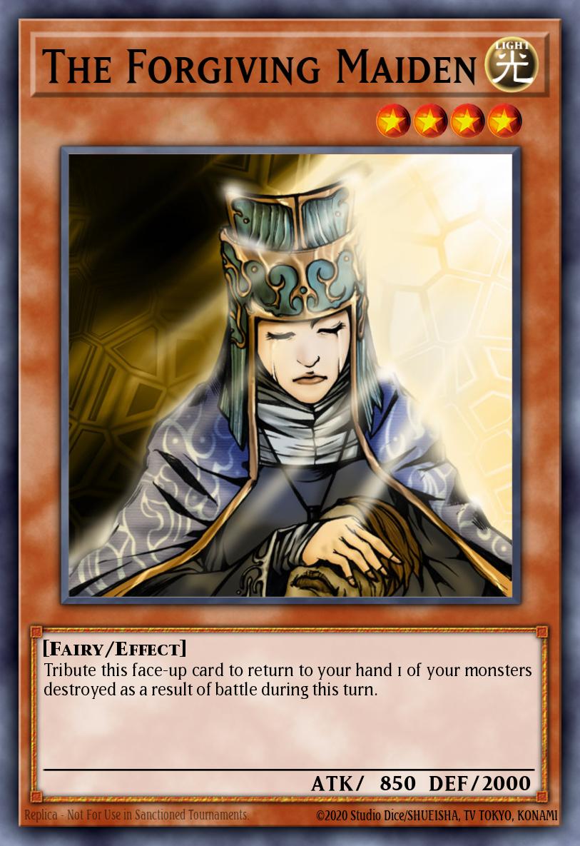 The Forgiving Maiden LON #LON-044 English Yu-Gi-Oh! card