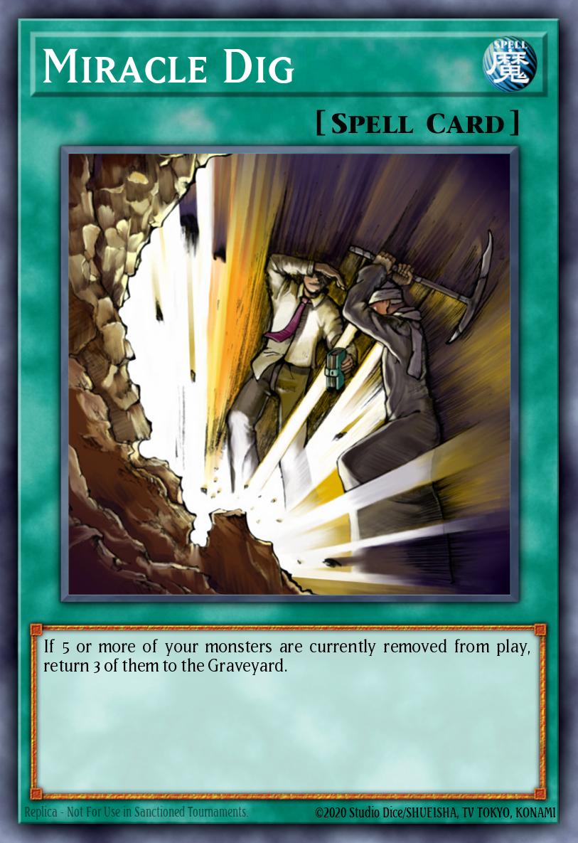 Miracle Dig LON #LON-100 English Yu-Gi-Oh! card