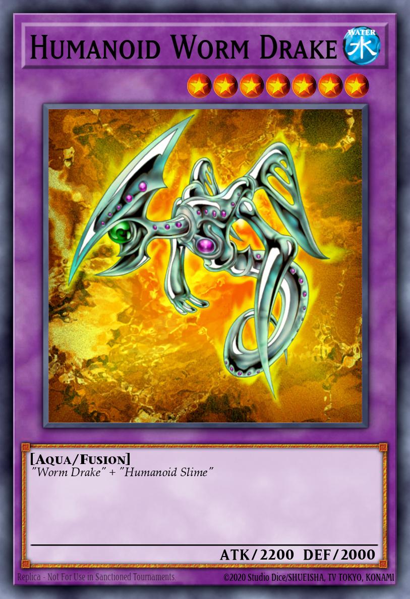 Humanoid Worm Drake LON #LON-E005 English Yu-Gi-Oh! card