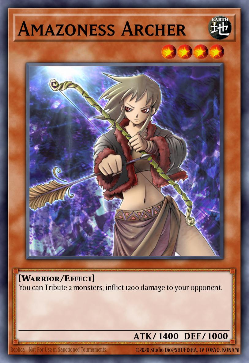 Amazoness Archer LON #LON-E032 English Yu-Gi-Oh! card