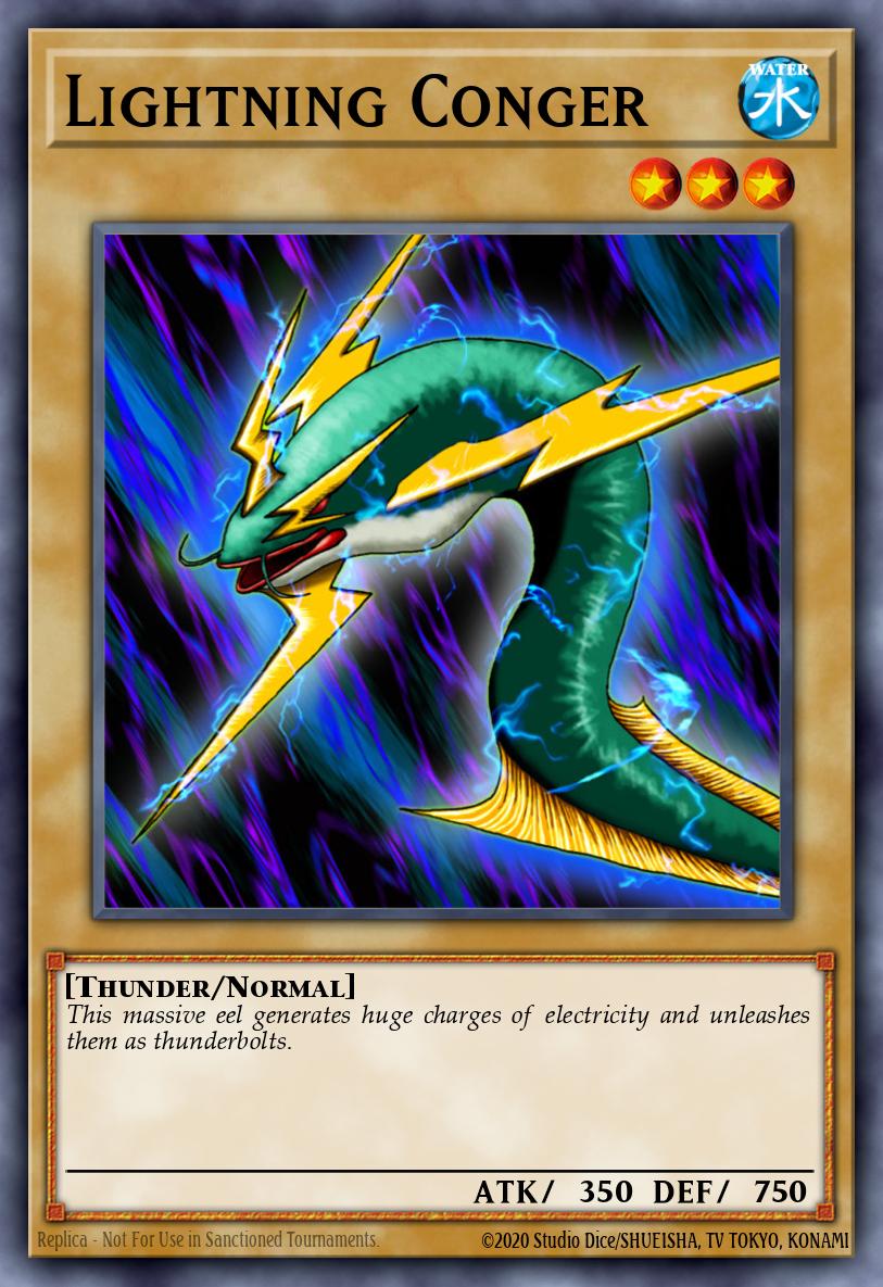 Lightning Conger LON #LON-E060 English Yu-Gi-Oh! card