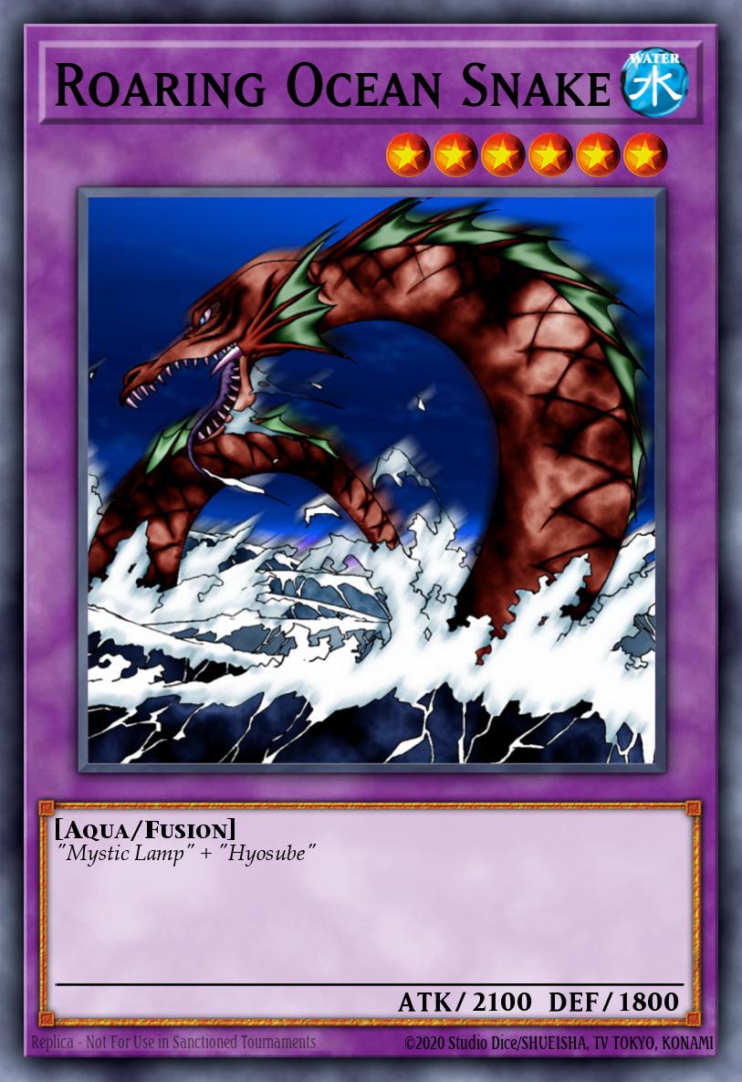 Roaring Ocean Snake MRD #MRD-E020 English Yu-Gi-Oh! card