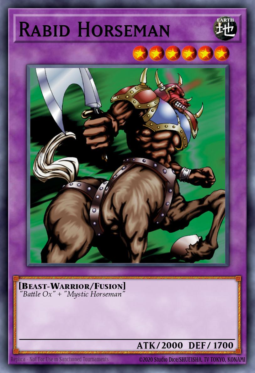 Rabid Horseman MRD #MRD-E077 English Yu-Gi-Oh! card