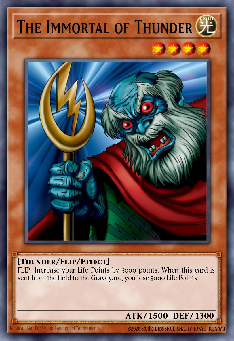 The Immortal of Thunder MRD #MRD-E099 English Yu-Gi-Oh! card