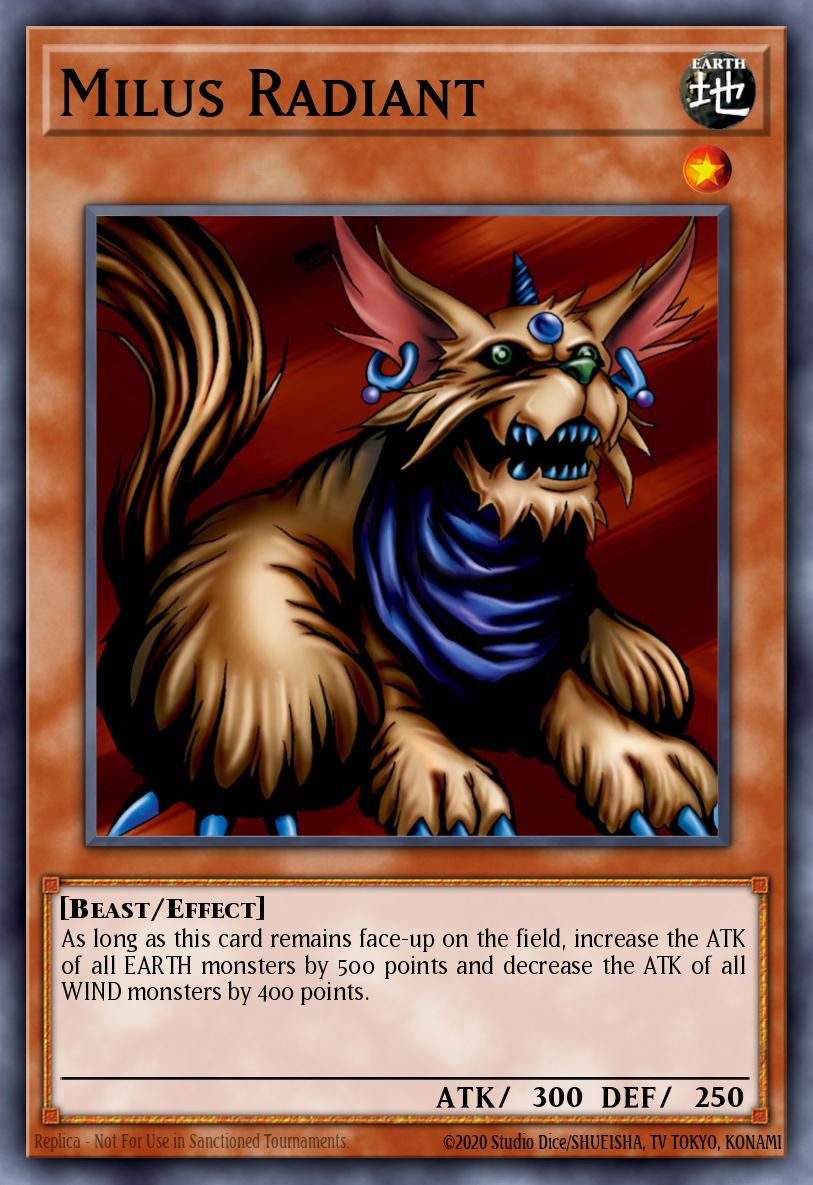 Milus Radiant MRD #MRD-E110 English Yu-Gi-Oh! card