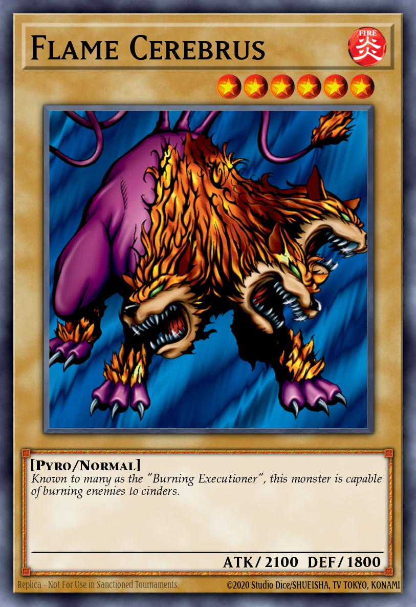 Flame Cerebrus MRD #MRD-E111 English Yu-Gi-Oh! card