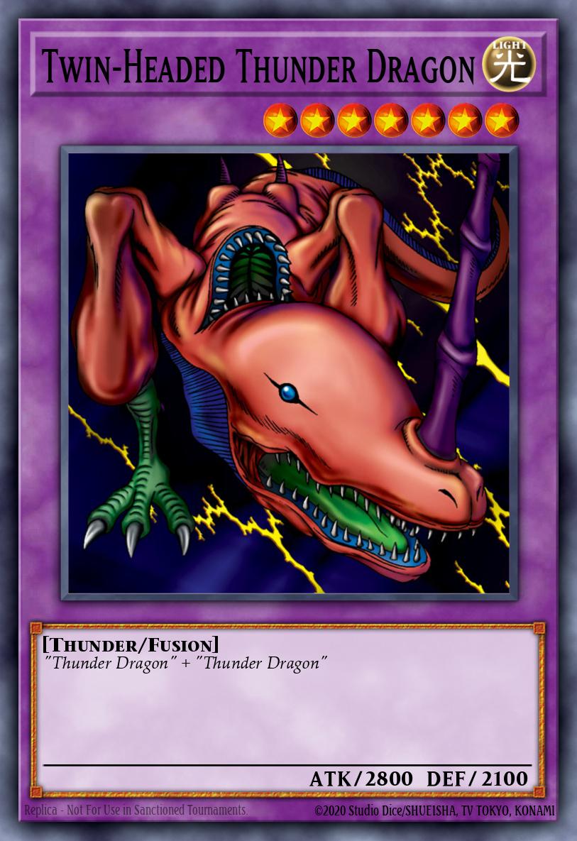 Twin-Headed Thunder Dragon MRD #MRD-E120 English Yu-Gi-Oh! card