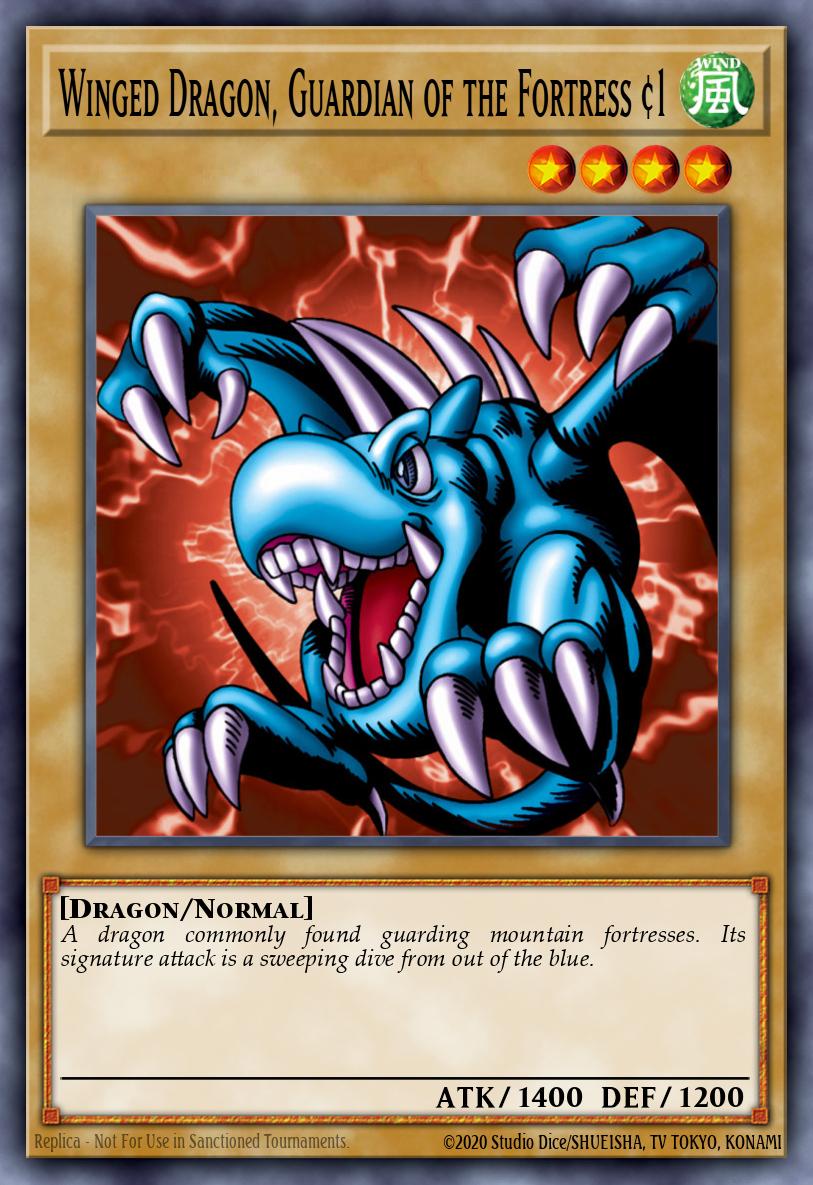 Winged Dragon, Guardian of the Fortress #1 MRD #MRD-EN002 English Yu-Gi-Oh! card