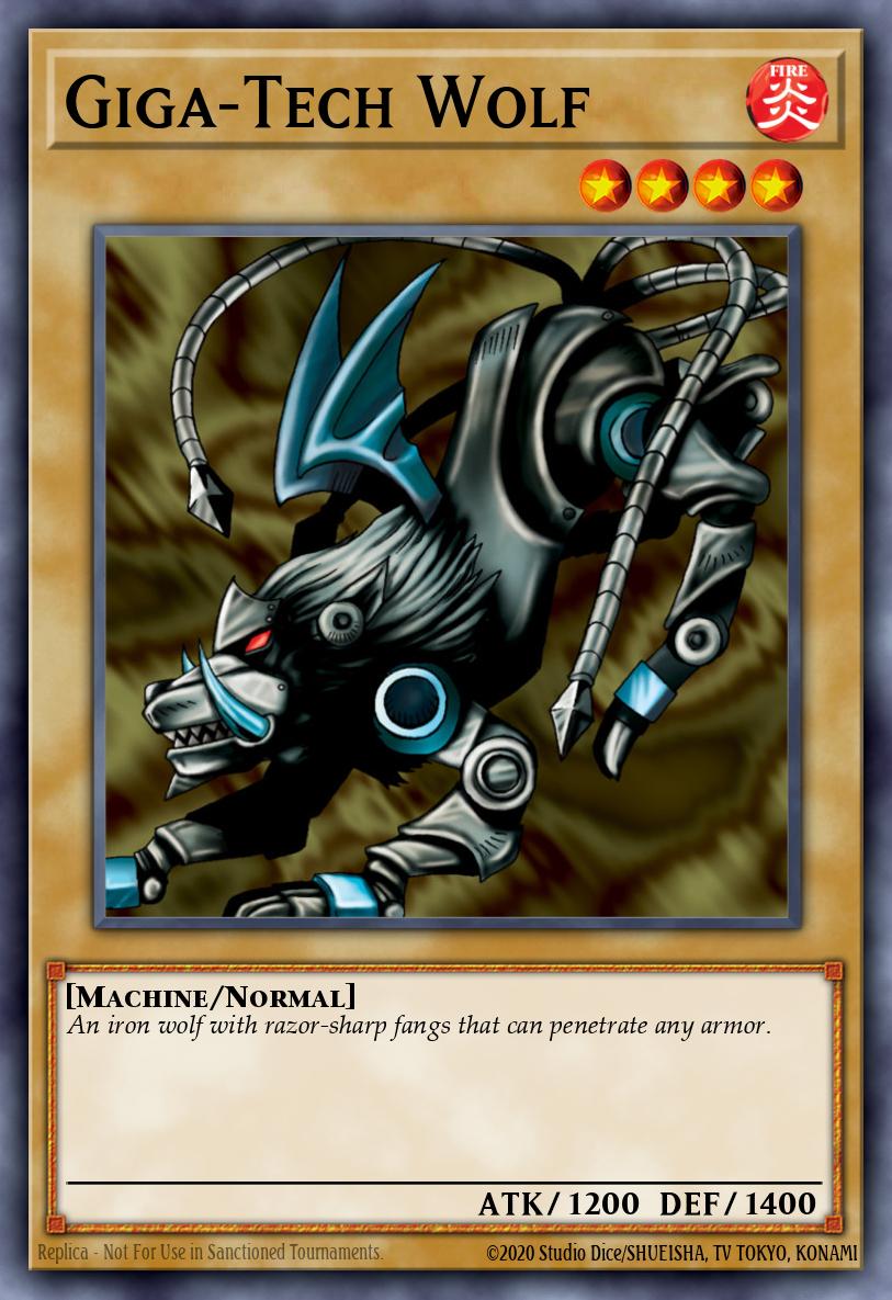Giga-Tech Wolf MRD #MRD-EN096 English Yu-Gi-Oh! card
